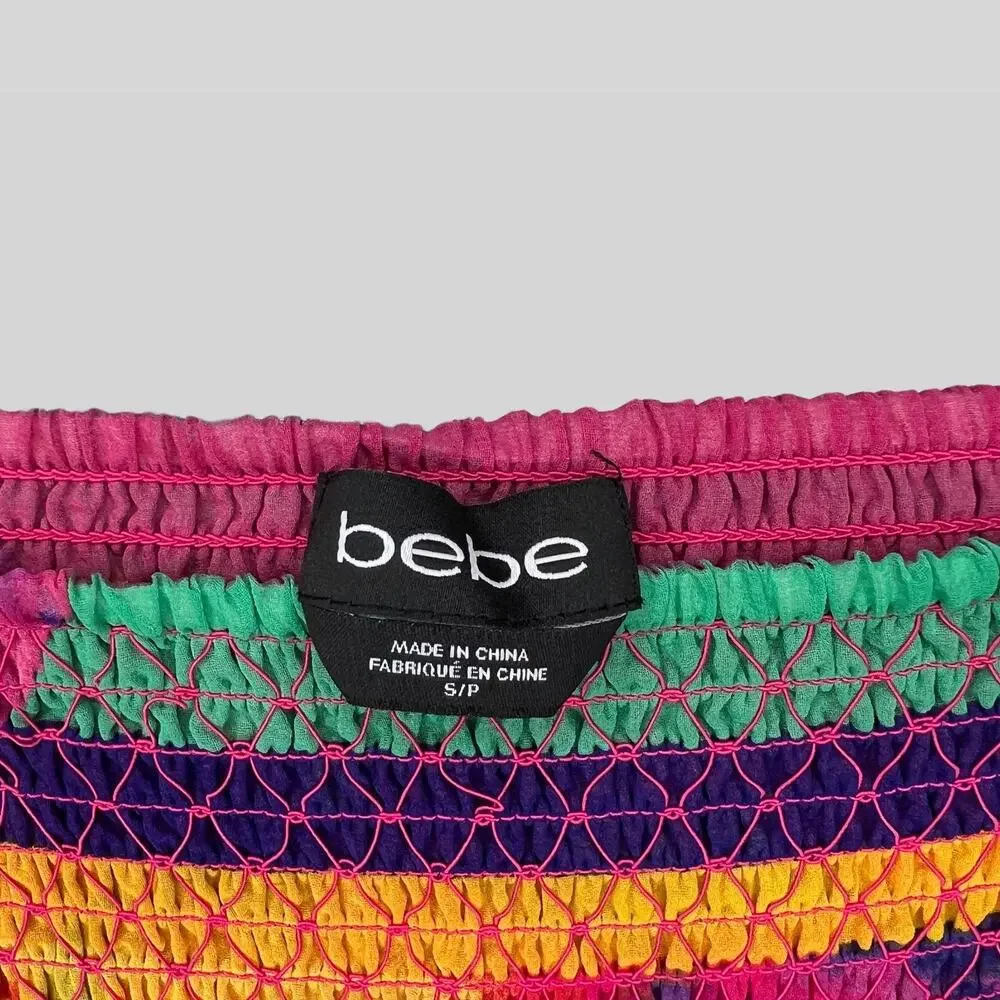 Bebe Colorful Maxi Skirt